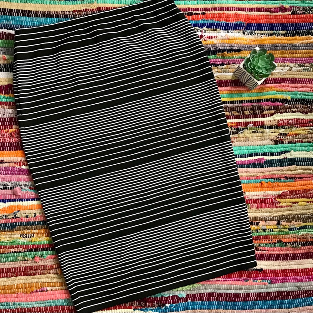 NWOT ~ Max Studio ~ Striped midi skirt
